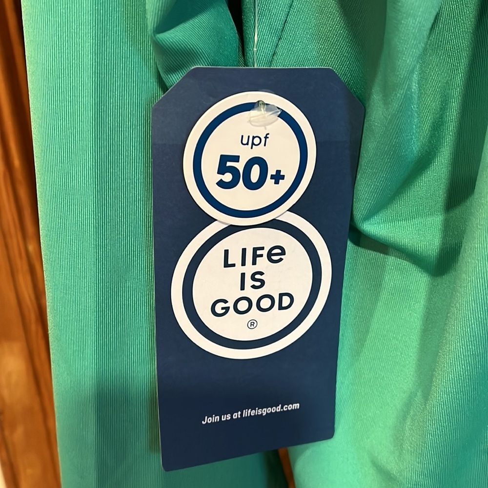 NWT Life is Good swim shirt - Picture 4 of 5
